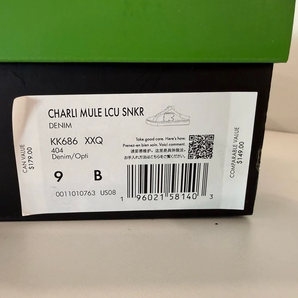 Kate Spade Women’s Denim and Cream Slip-On Sneakers - Picture 9 of 9